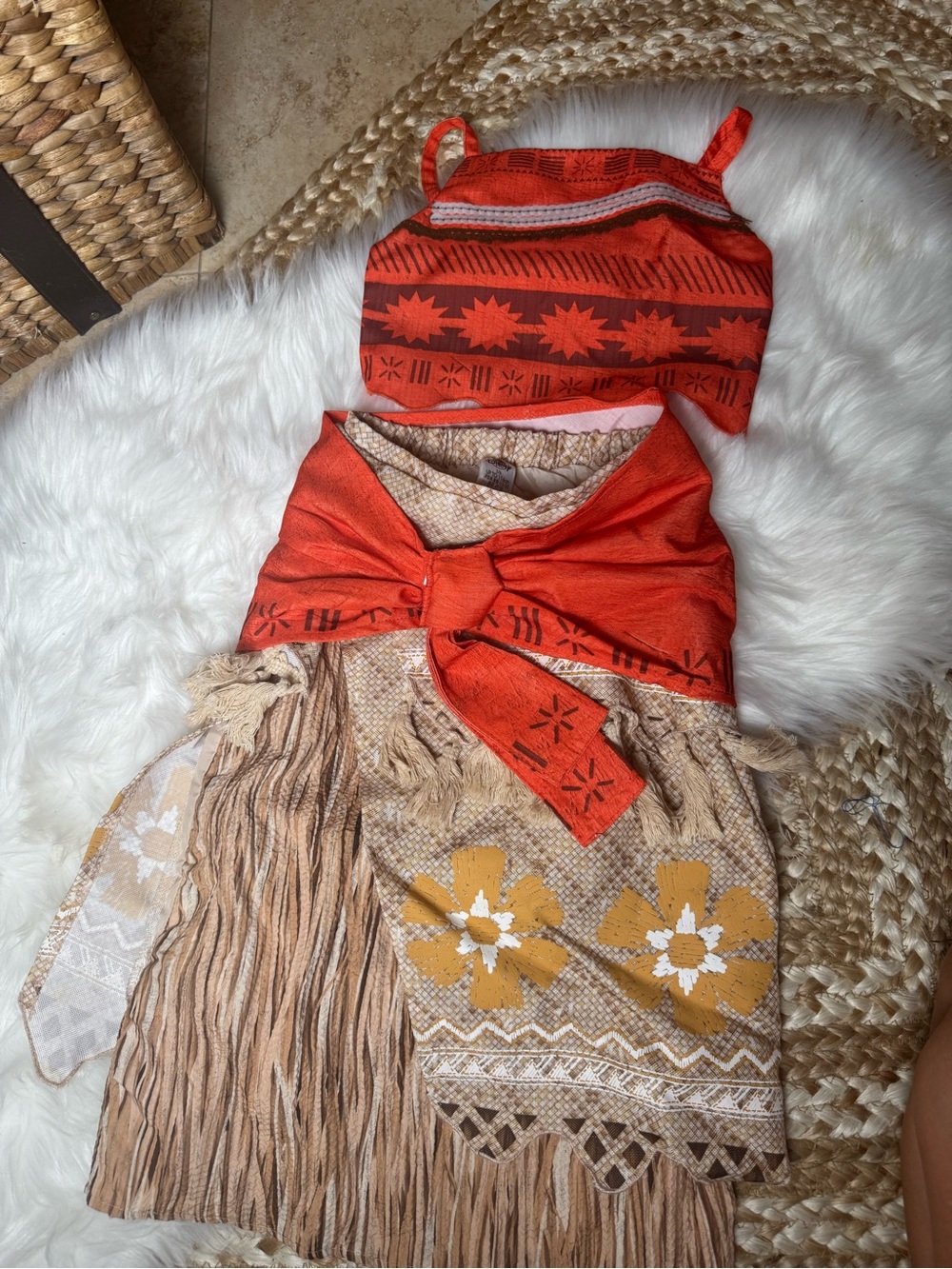 Disney Moana 3 piece set size 5/6 - Picture 3 of 5
